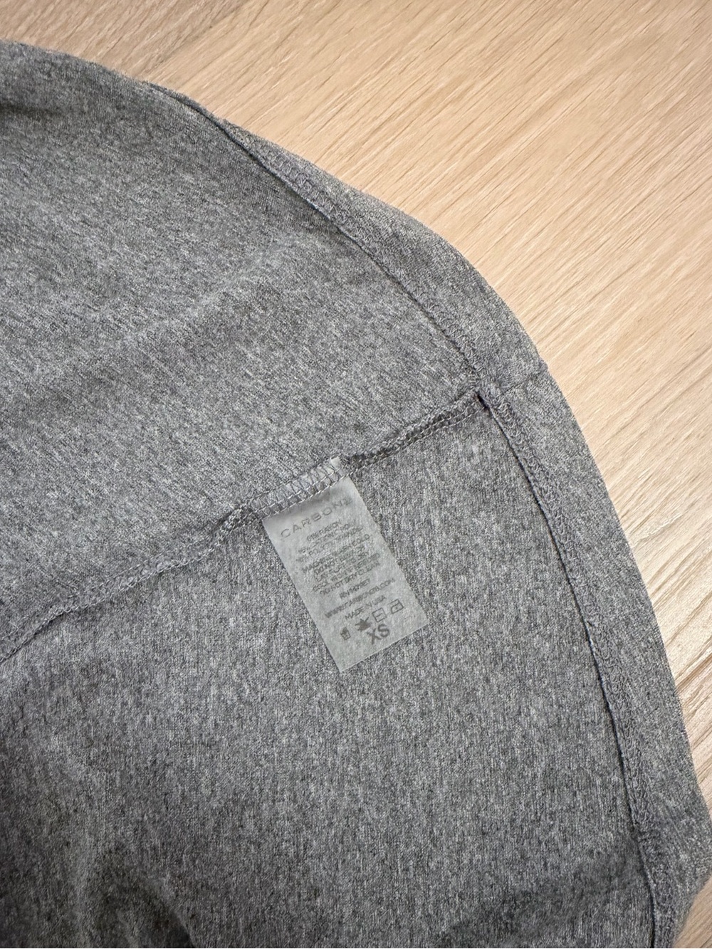 Carbon38 crop tank Light Gray Sleeveless - Picture 5 of 7